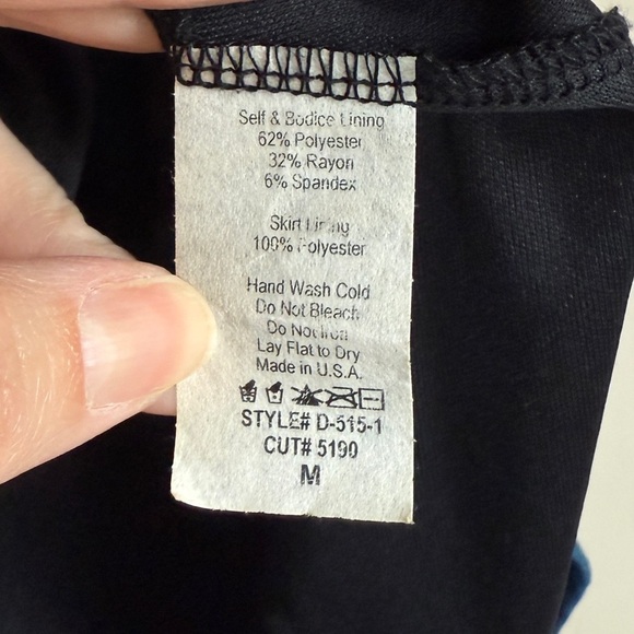 Apricity Windowpane Plaid Checked Retro Sunday Dress Blue Dapper Women’s M - Picture 5 of 8